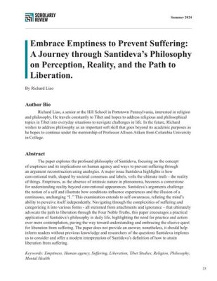 Embracing Silence: A Philosophical Journey Through Emptiness and Tranquility